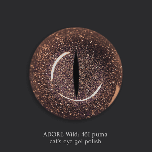 Adore Professional Wild Cat Eye Gel Polish - Platinum Purple Tints