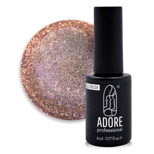 Adore Professional Wild Cat Eye Gel Polish - Platinum Purple Tints