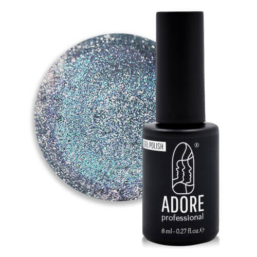 Adore Professional Wild Cat Eye Gel Polish - Platinum Blue Tints