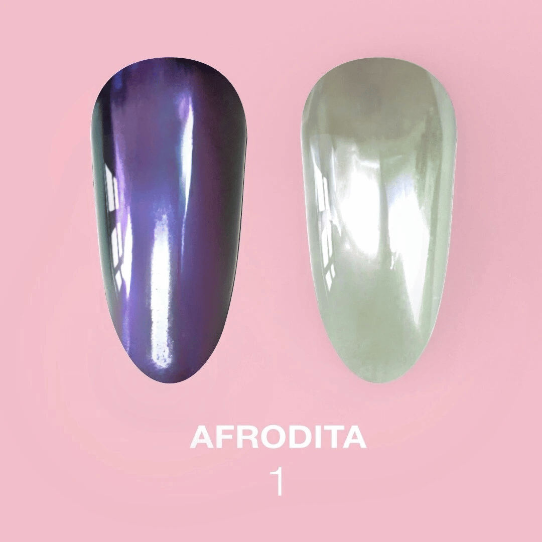 Luna Afrodita Nail Chrome Powder Set