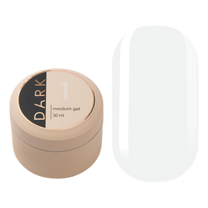 DARK Medium Gel #01 (Clear), 15ml and 30ml
