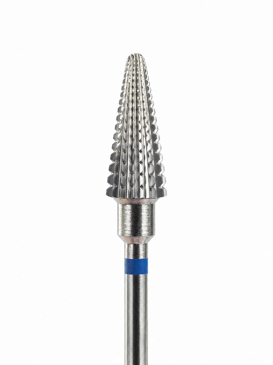 KMIZ Carbide Cone E-File Nail Drill Bit - Double Cut Medium 6.0mm