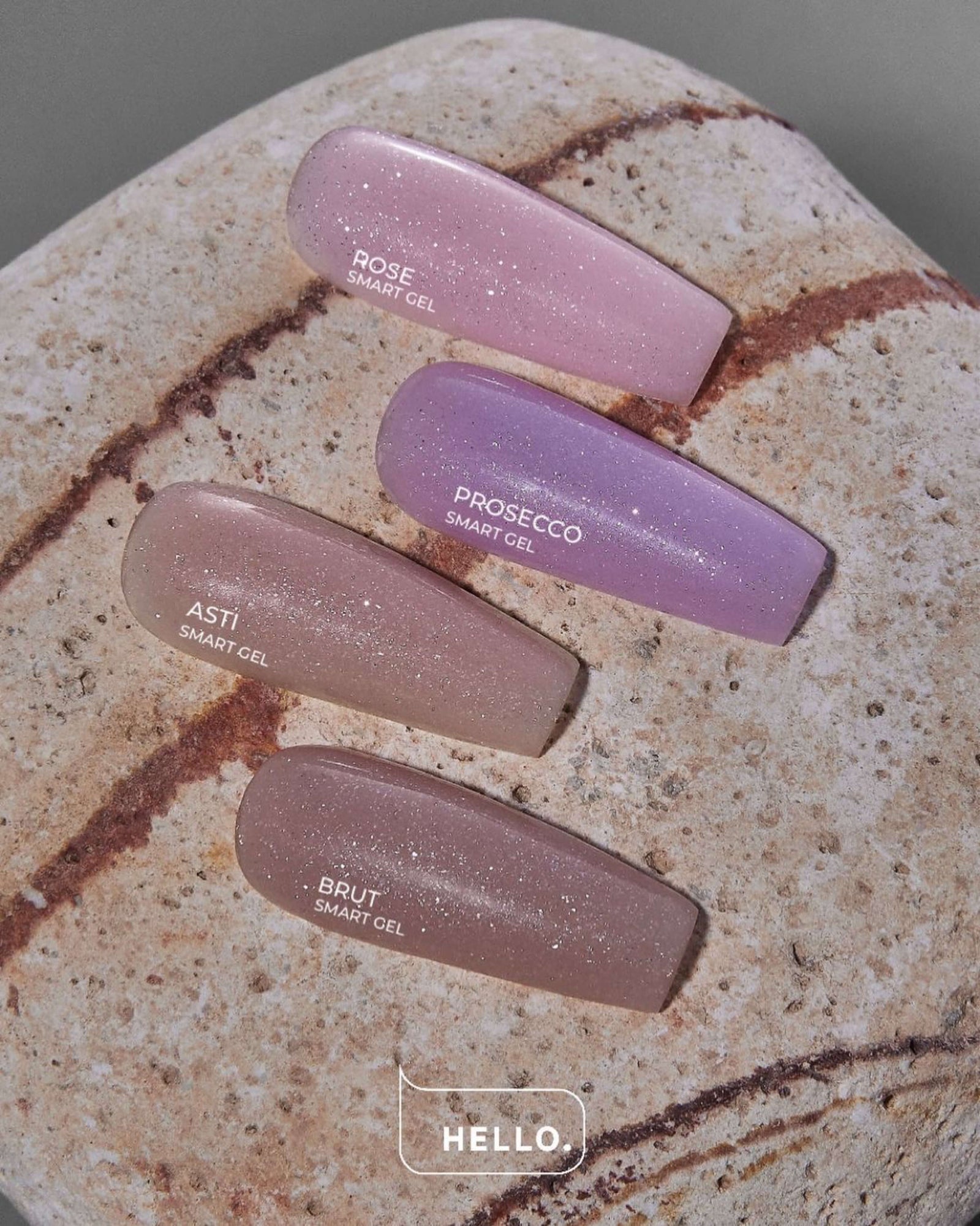 Hello Smart Gel with Shimmer - Prosecco