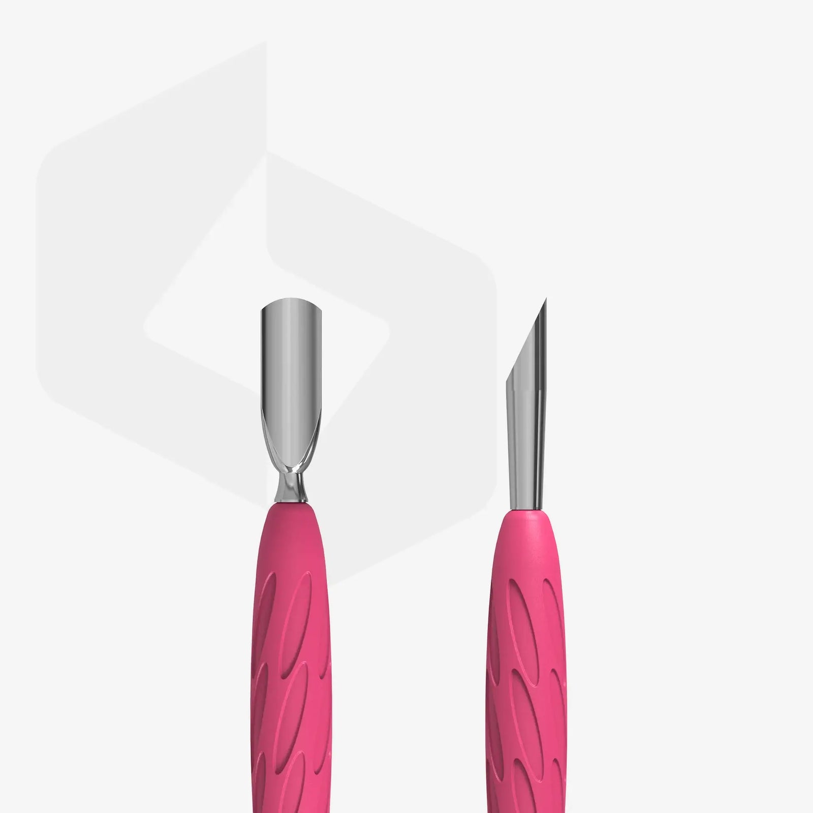 Staleks  Manicure Pusher Gummy with Silicone Handle UNIQ 10 TYPE 2 (Rounded Narrow and Beveled Pusher)