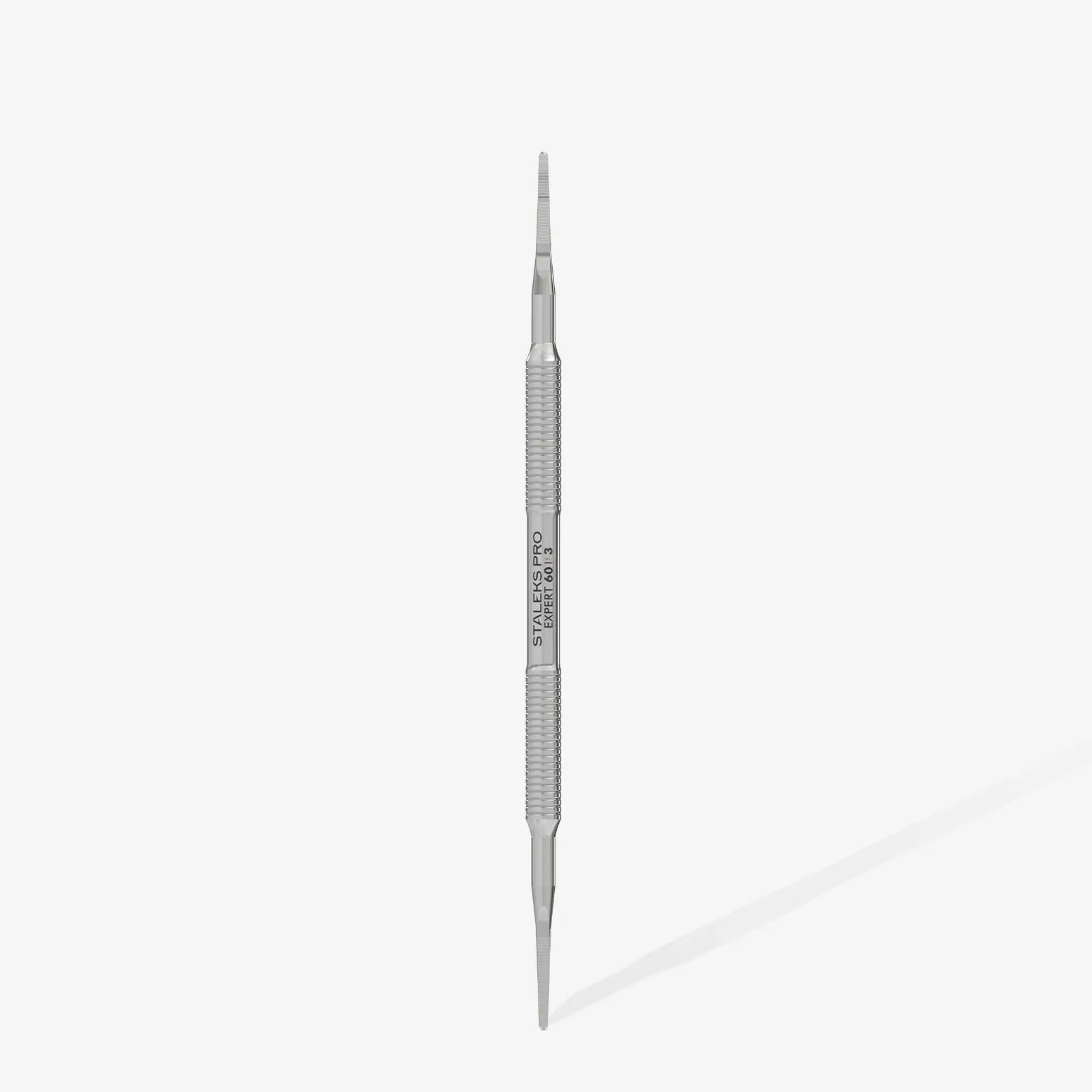 Staleks Pedicure Pusher Tool EXPERT 60 TYPE 3 (Straight Nail File and File with Bent End)