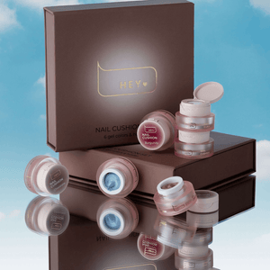 HEYLOVE (Hello) Nail Cushion set “Brown”, 6 pcs