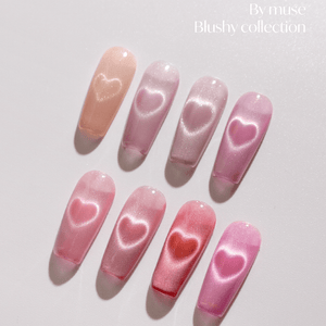 BY MUSE Blushy- 8 PCS Cat Eye Gel Collection