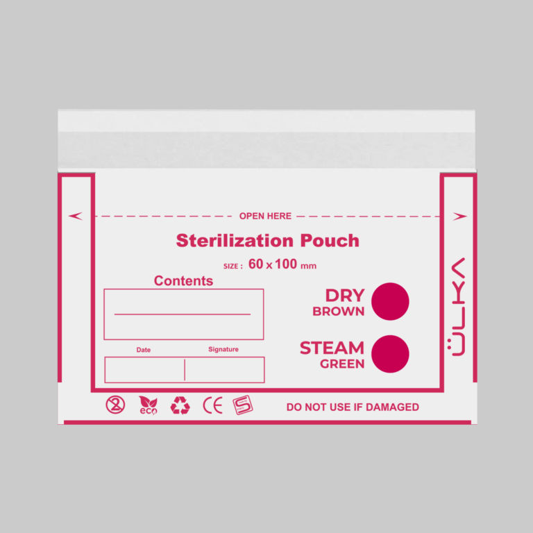 ULKA Sterilization pouches with indicator (100x60)