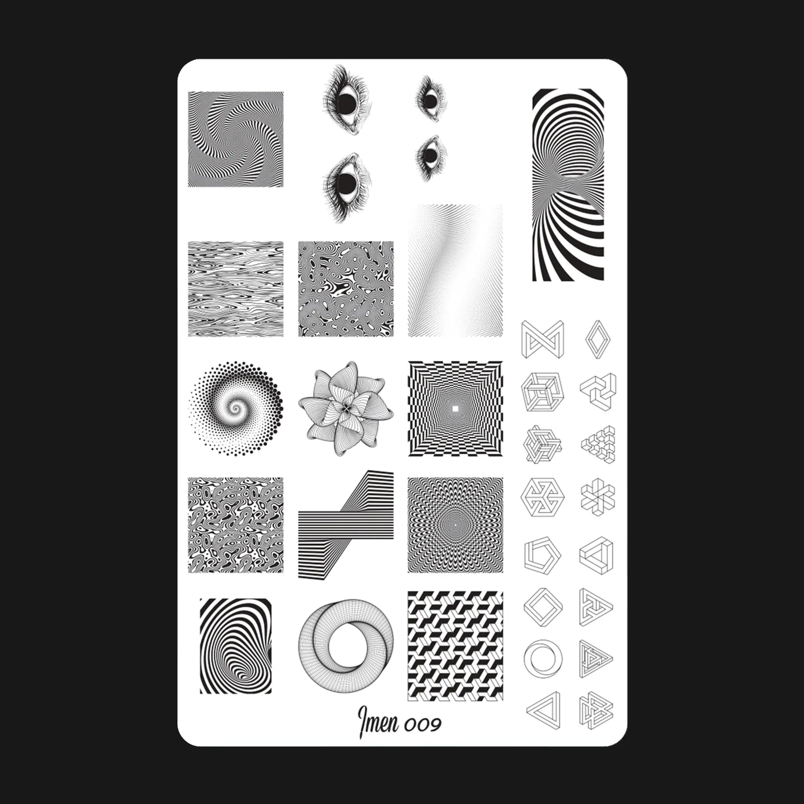 Stamping plate IMEN 009