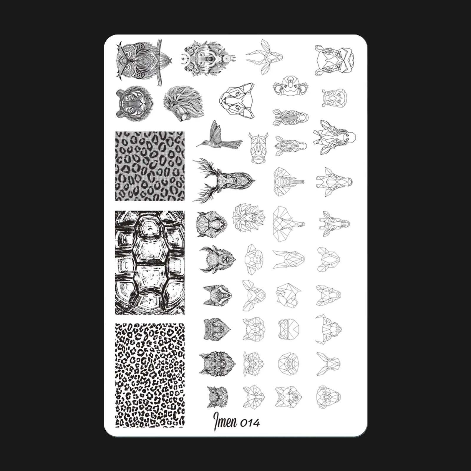 Stamping plate IMEN 014