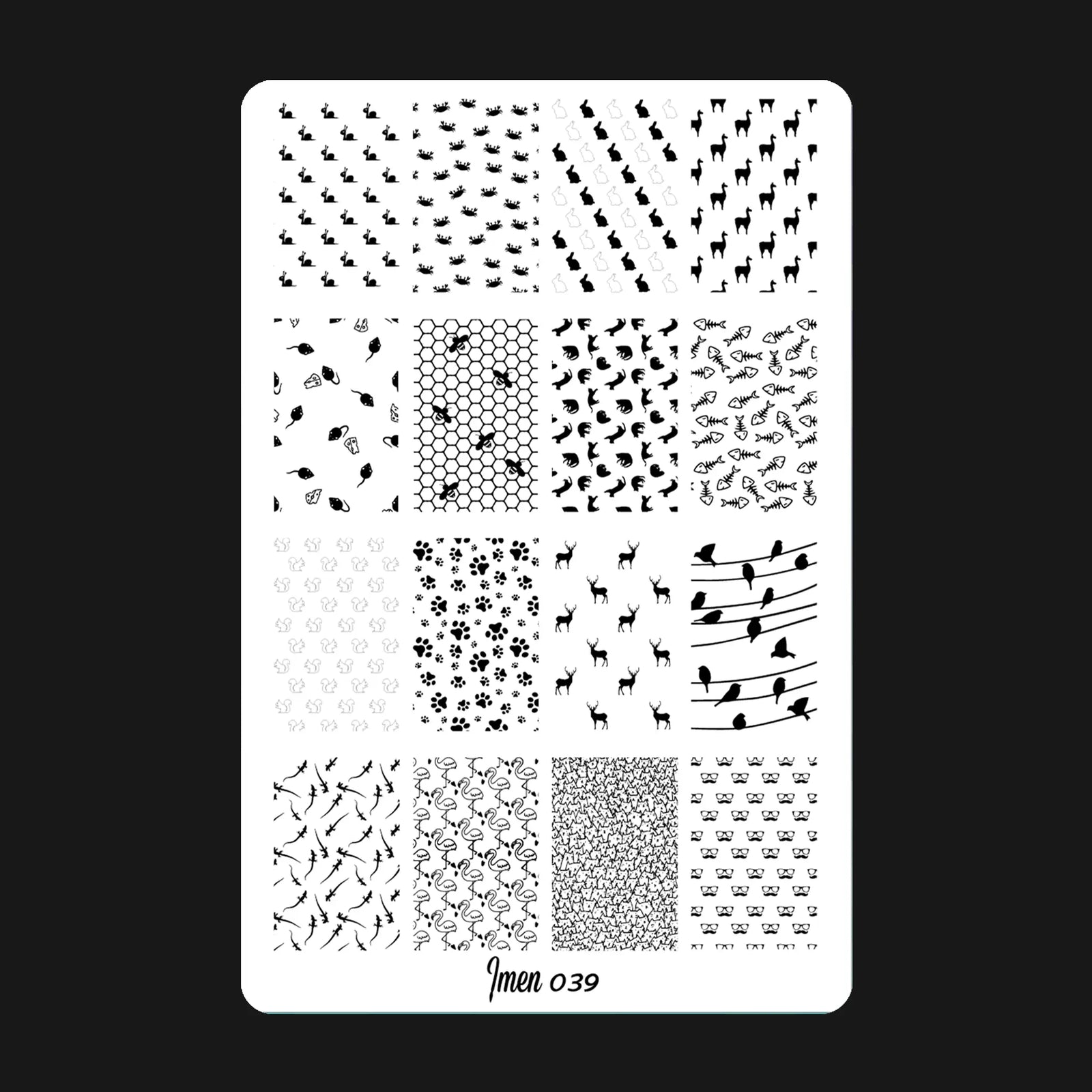 Stamping plate IMEN 039