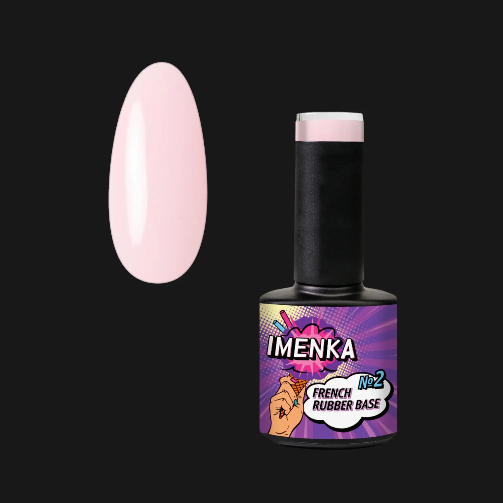 Rubber Base Gel Imenka V1 002, 12ml