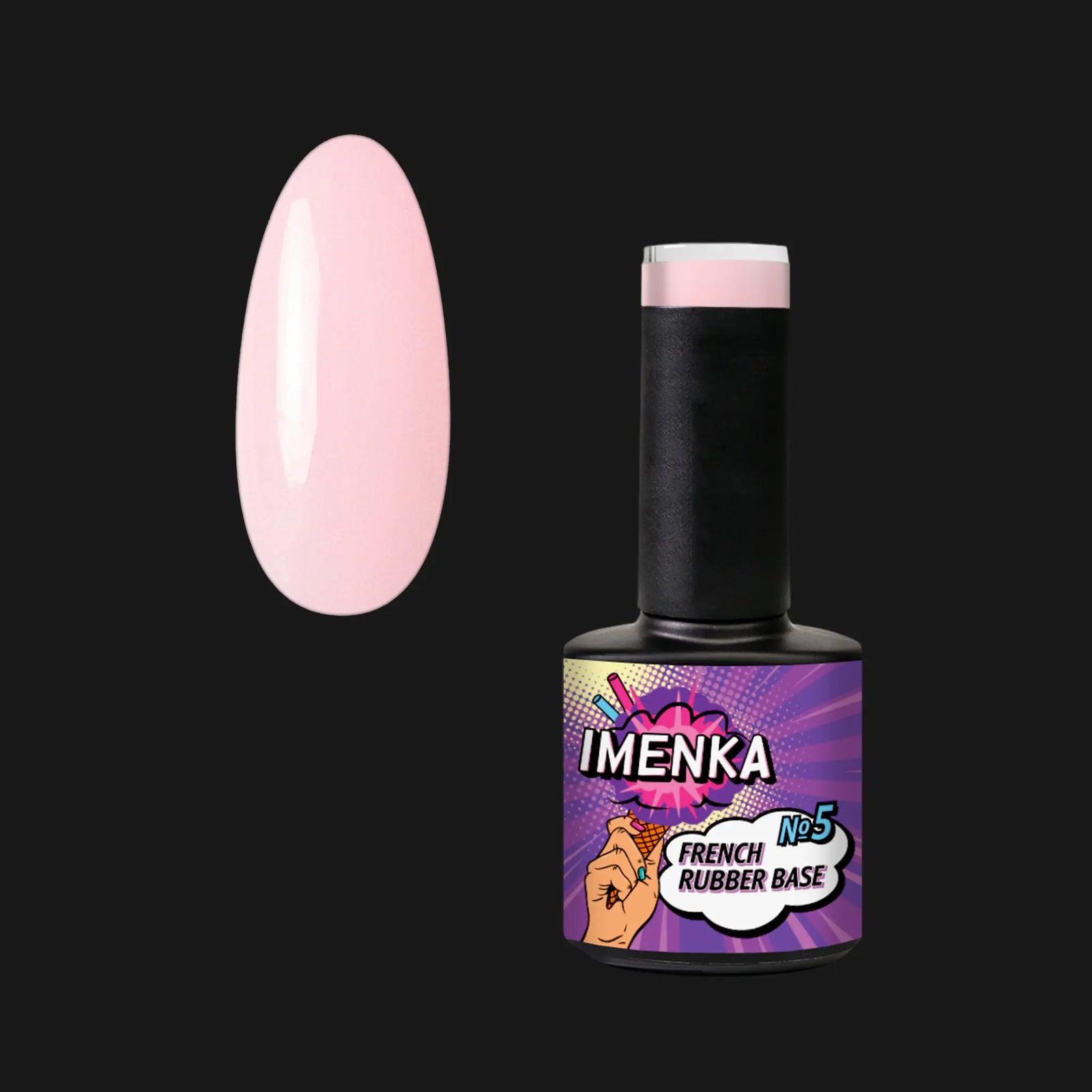 Rubber Base Gel Imenka V1 005, 12ml