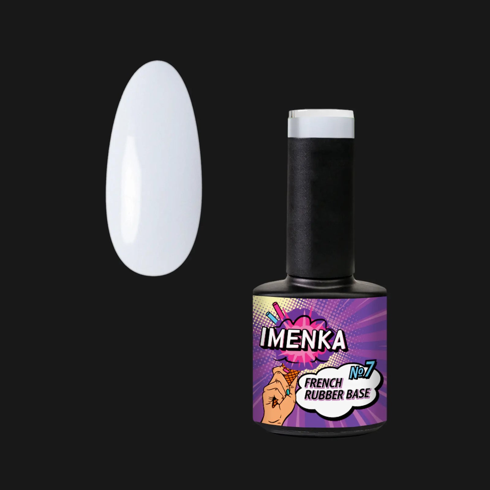 Rubber Base Gel Imenka V1 007, 12ml