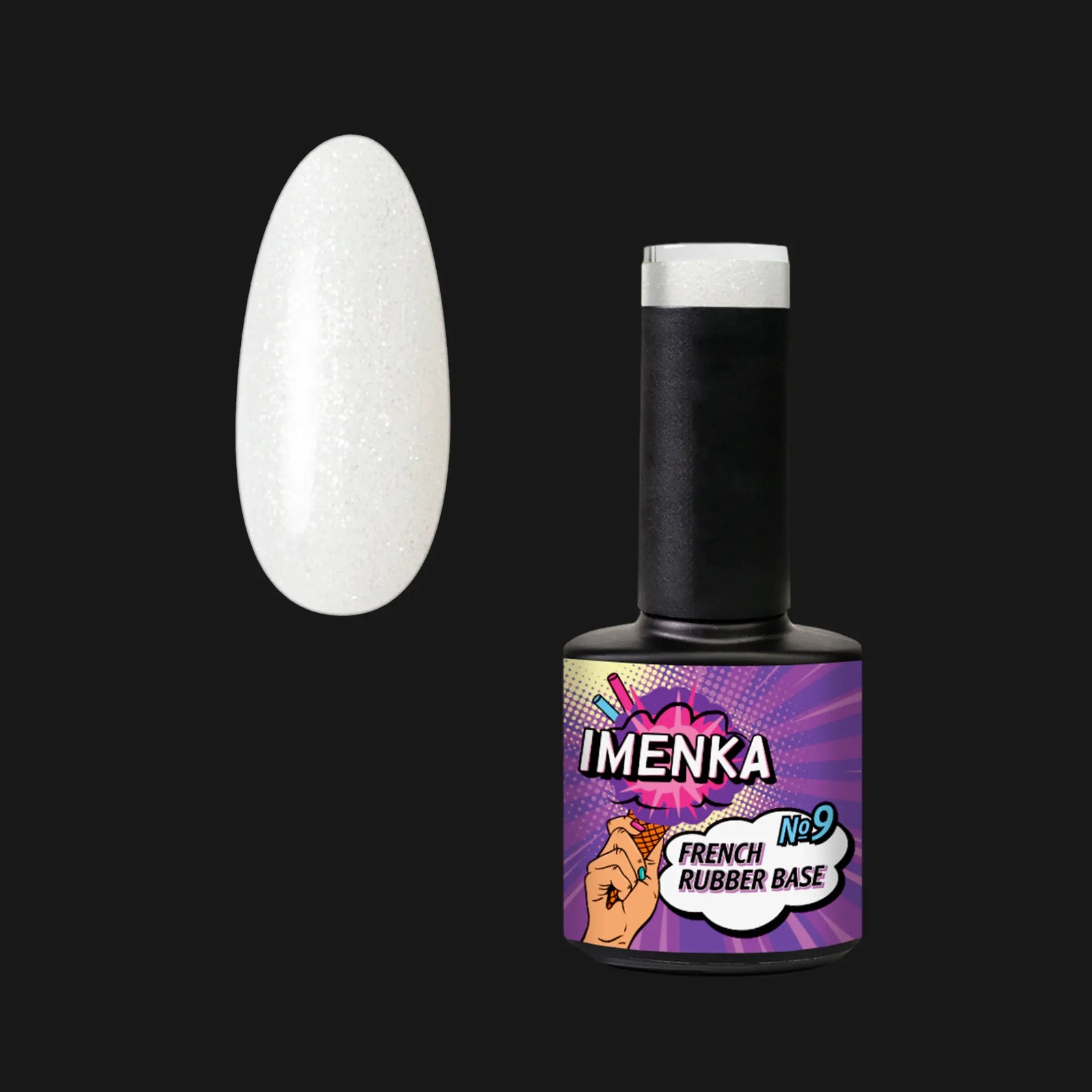 Rubber Base Gel Imenka V1 009, 12ml