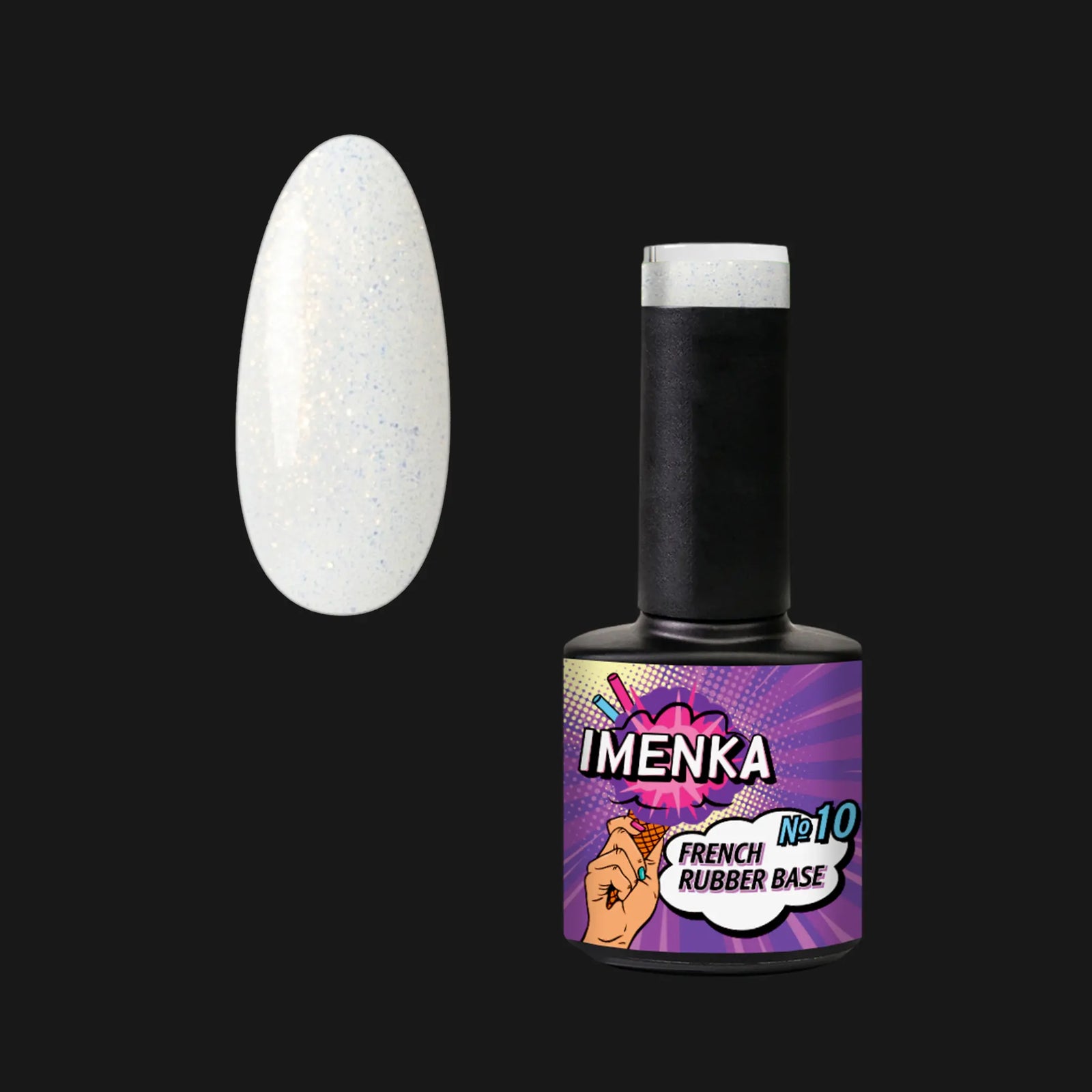 Rubber Base Gel Imenka V1 010, 12ml