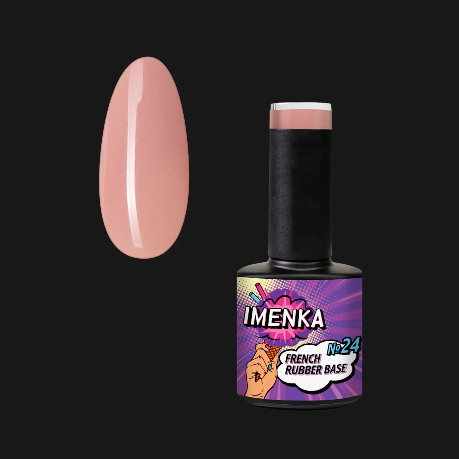 Rubber Base Gel Imenka V1 024, 12ml