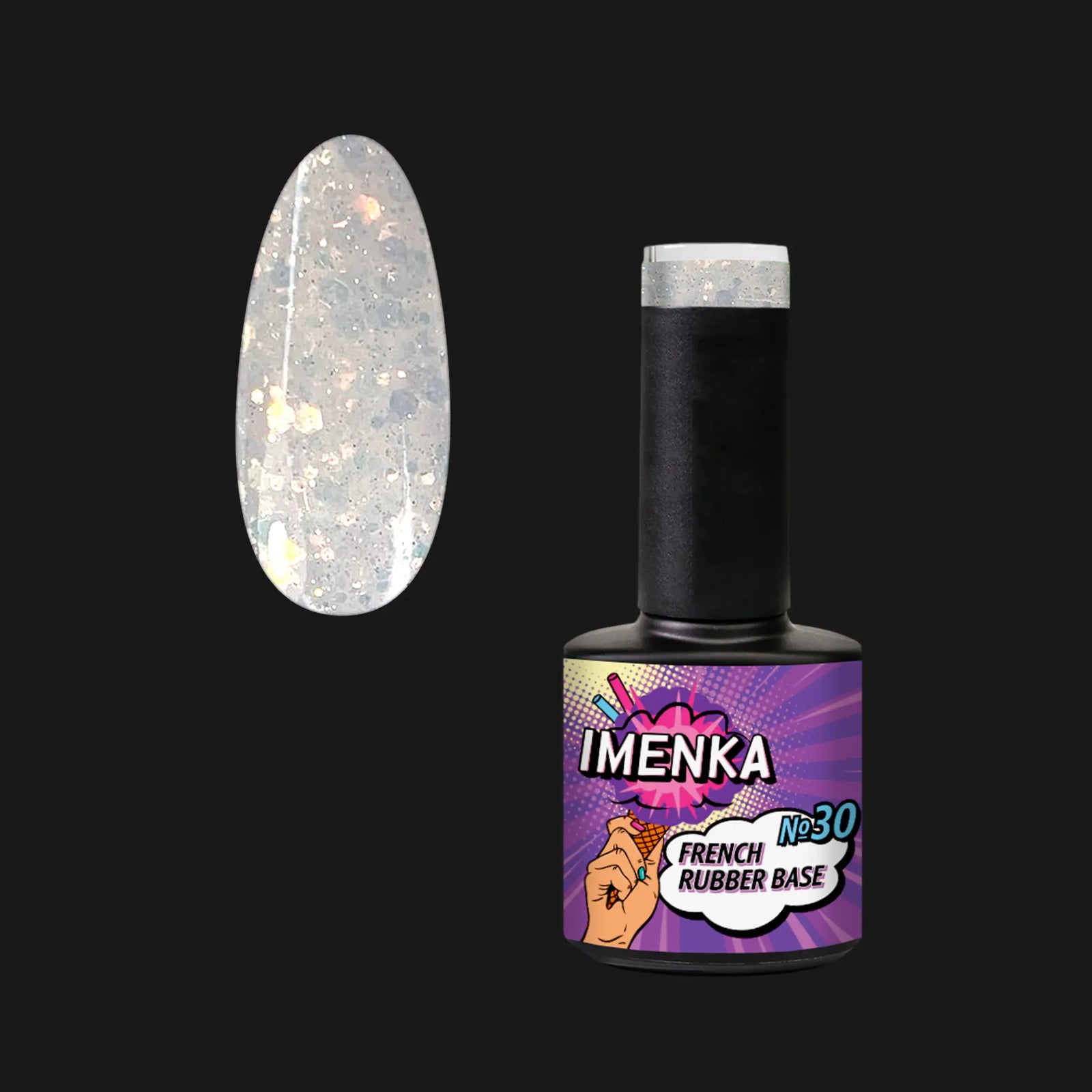 Rubber Base Gel Imenka V1 030, 12ml