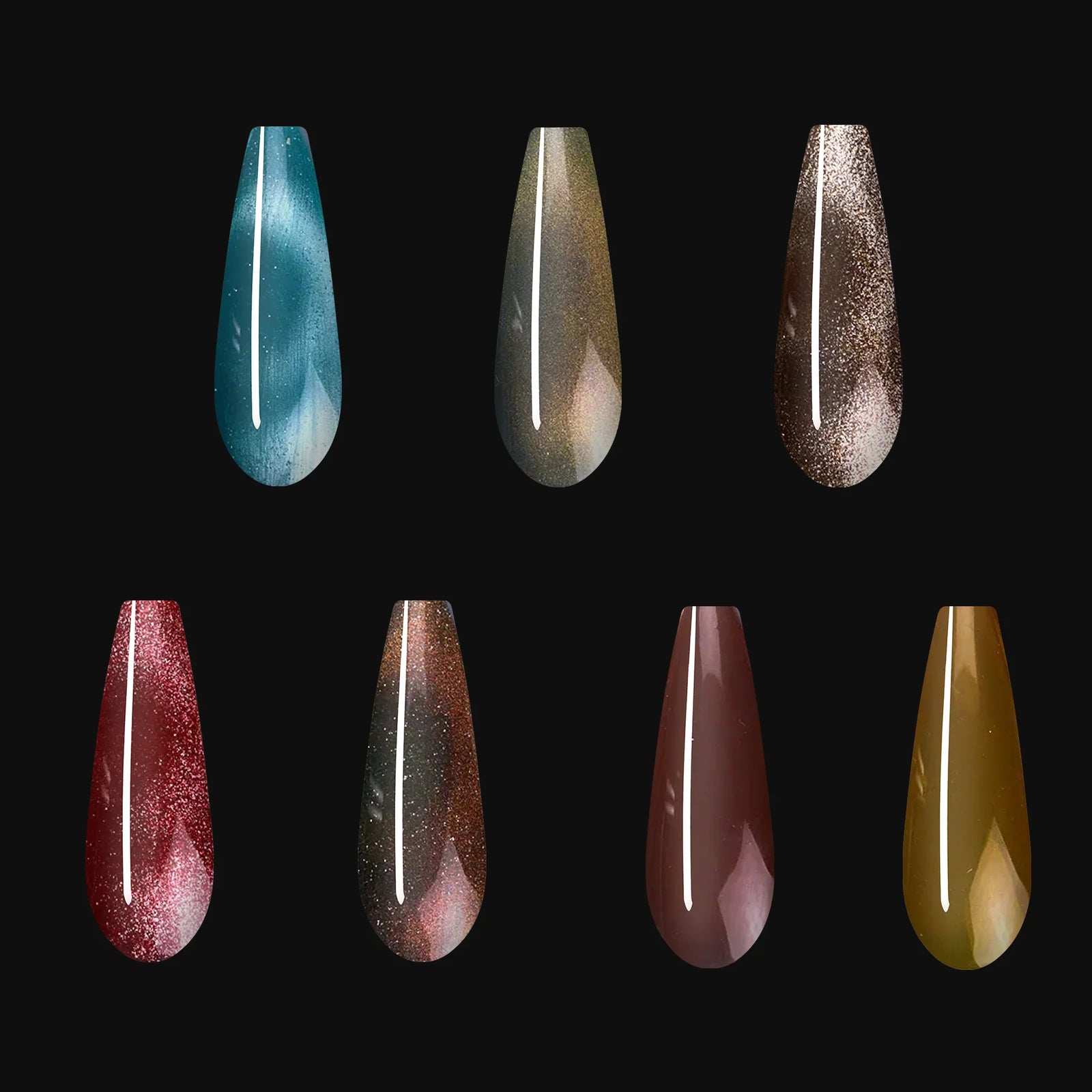 Imen Set of Cat Eye UV Gel Polish 01 British Shorthair