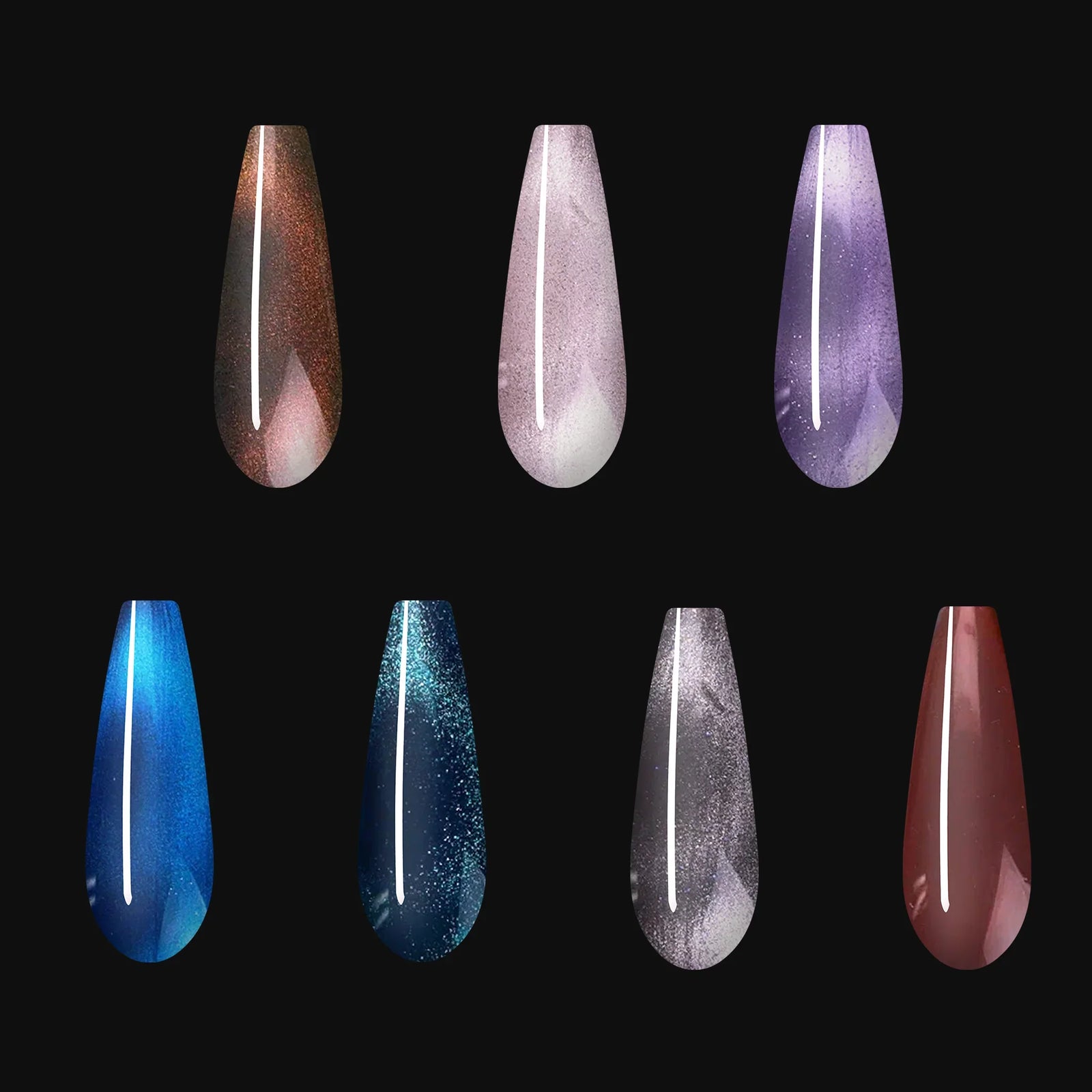 Imen Set of Cat Eye UV Gel Polish 06 Scottish Fold