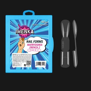 Nail Forms Imenka "Matryoshka French 2", 180pcs