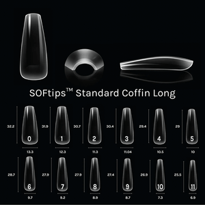 SOFTIPS™ Coffin Long Refill Bags - 40PCS