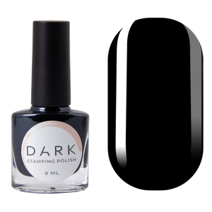 DARK Stamping Polish Black Sticky #1, 10ml