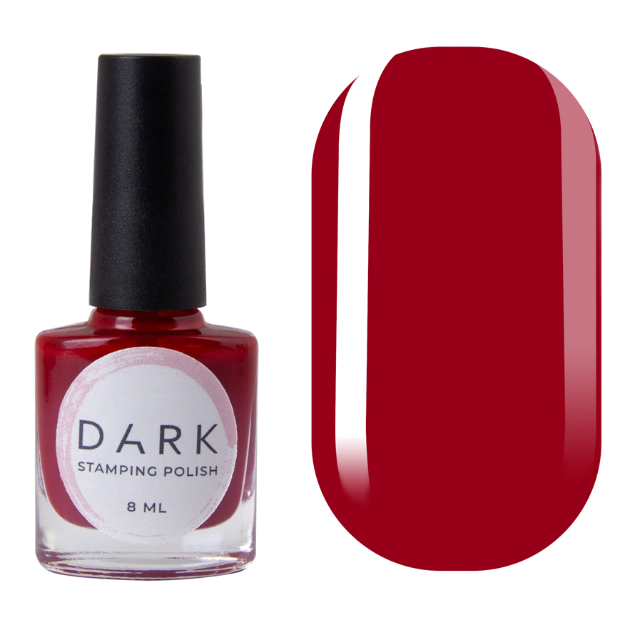 DARK Stamping Polish Red #06, 8ml