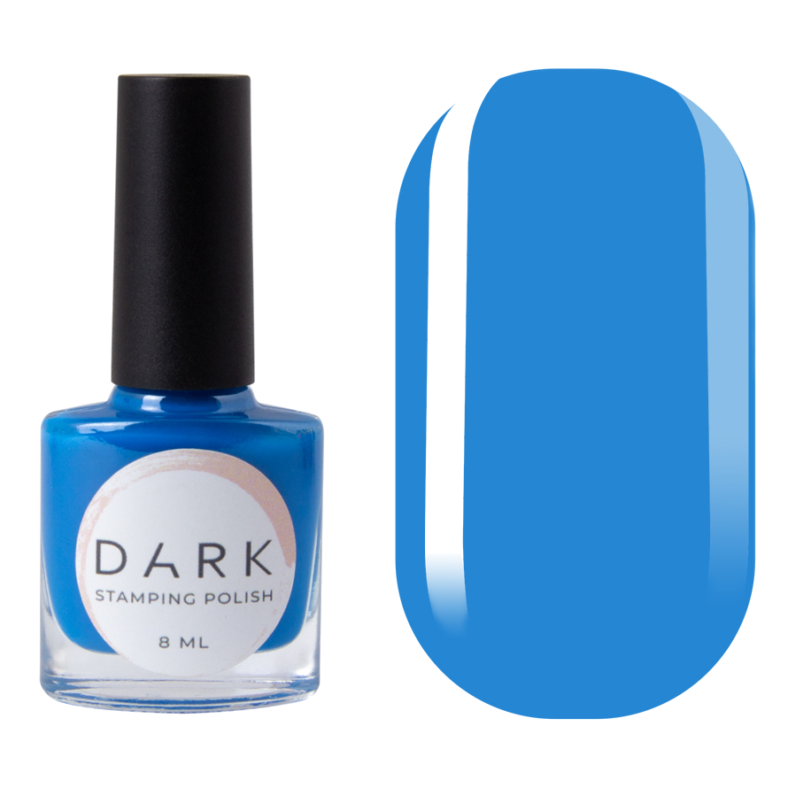 DARK Stamping Polish Blue #10, 8ml