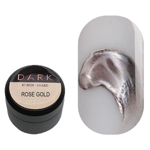 DARK Rose Gold Metal Gel Paint, 5ml