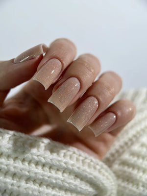 Luna Cover Base 9 - Beige with Gold Shimmer