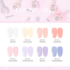 BY MUSE Syrup Color Gel Polish - White