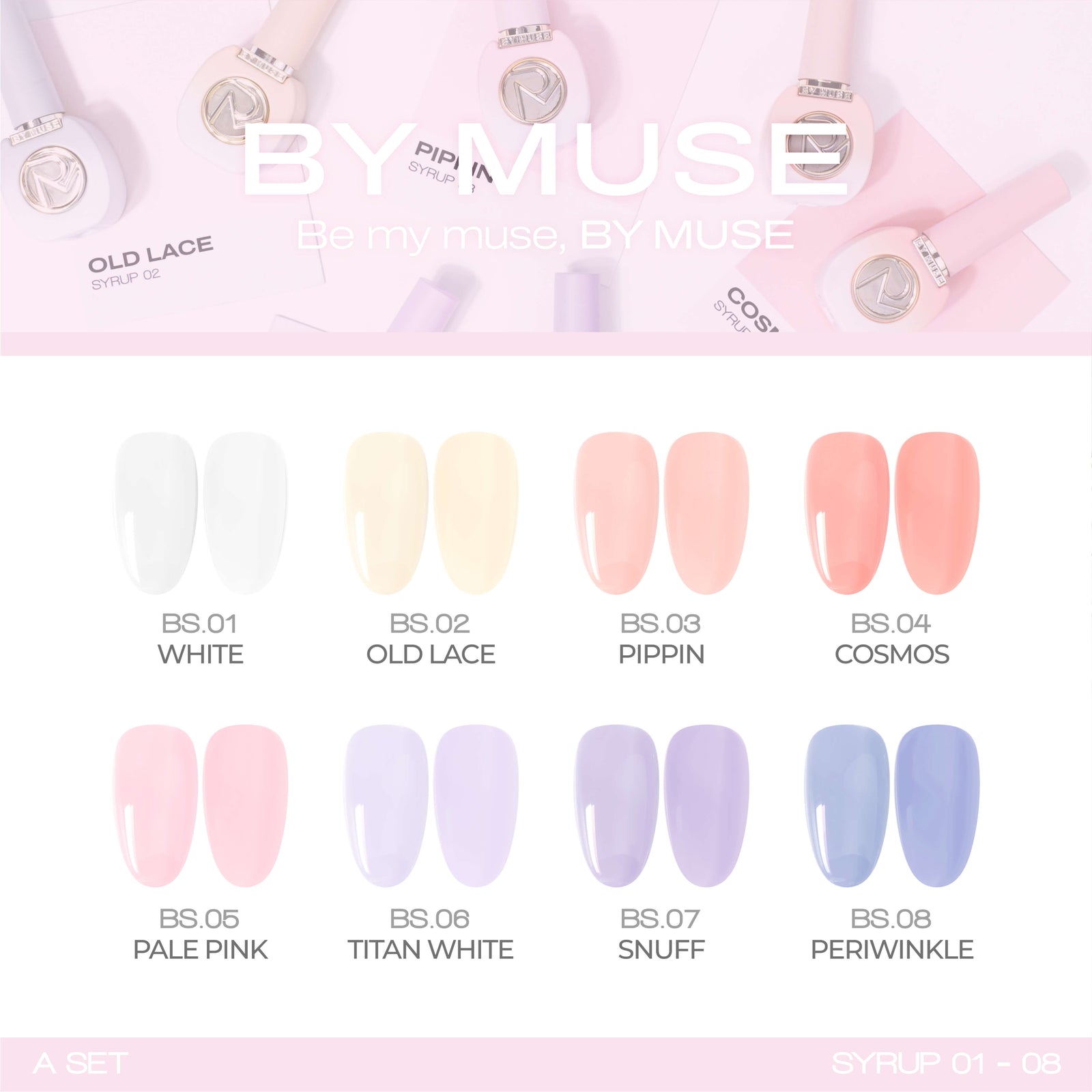 BY MUSE Syrup Color Gel Polish - Snuff