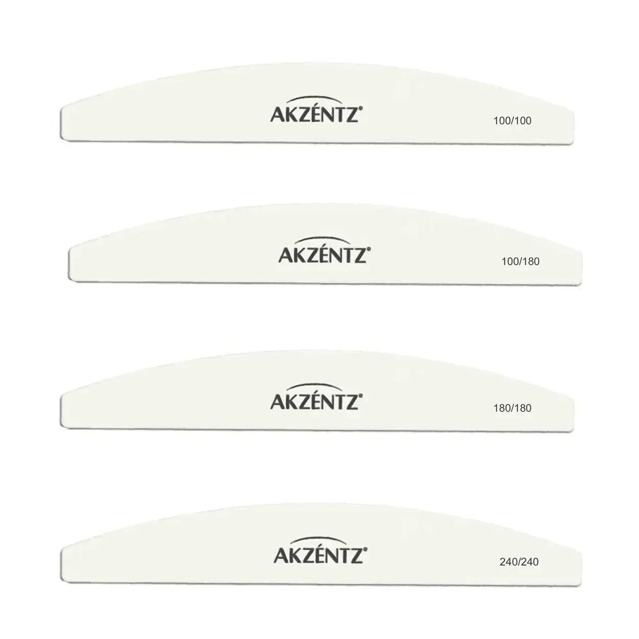 Akzentz White Curved Files