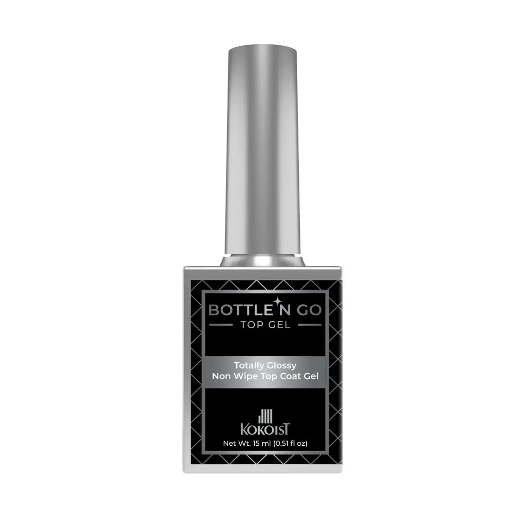 BC-T Bottle 'N Go Totally Glossy Non Wipe Top Coat Gel