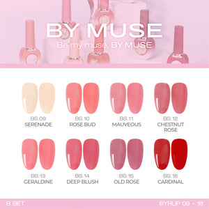 BY MUSE Syrup Color Gel Polish - Mauveous