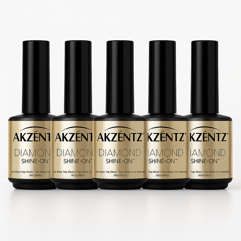 AKZENTZ Diamond Shine On Top Coat Bundle (5 PCS)