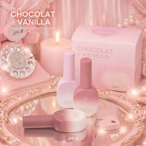 JIN.B Chocolat & Vanilla Collection- 10 PCS Syrup Gel Polish Set