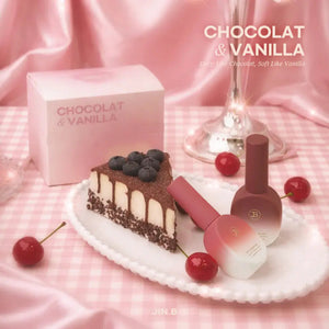 JIN.B Chocolat & Vanilla Collection- 10 PCS Syrup Gel Polish Set