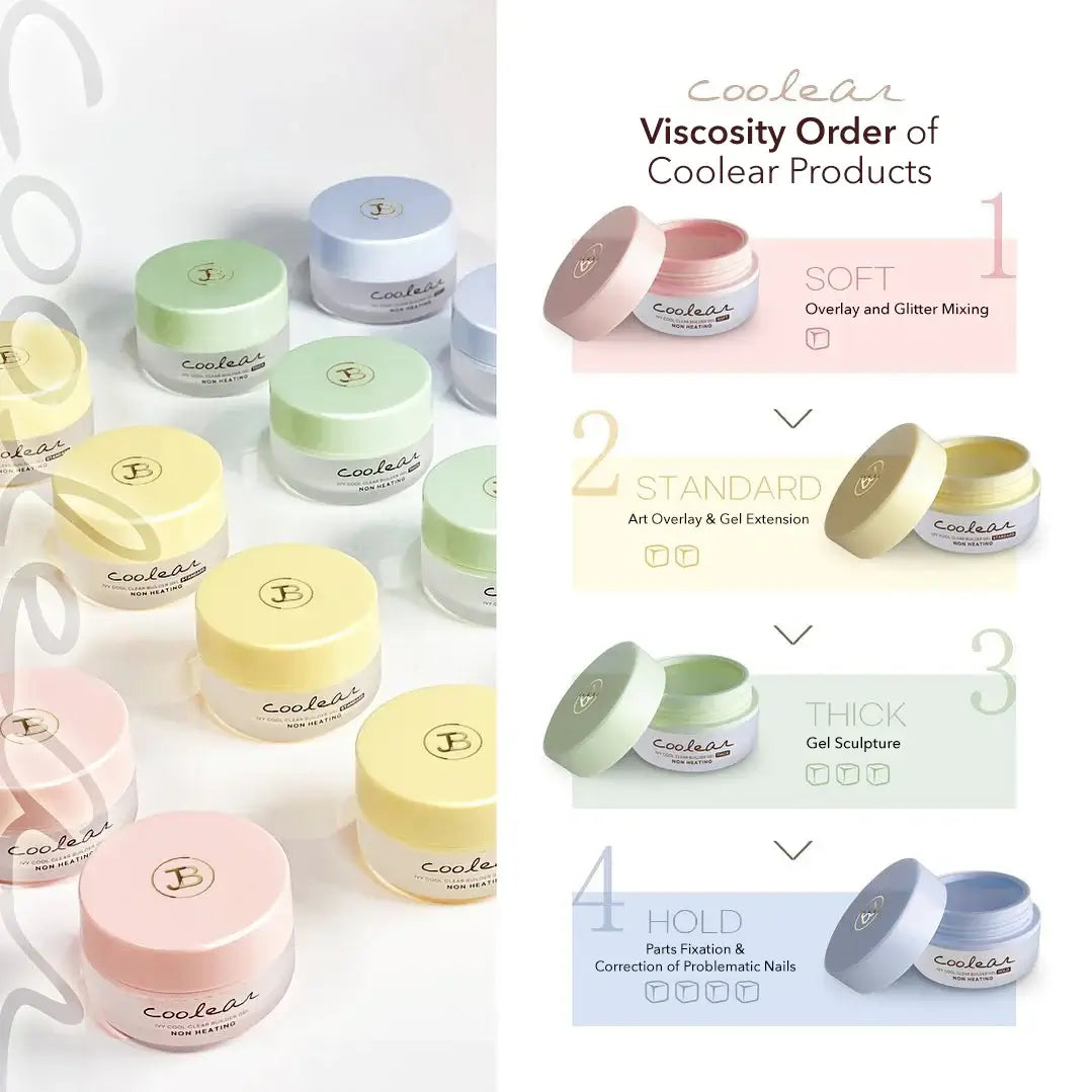 Jin.B Coolear Builder Gel (4 Types- 25 ml)