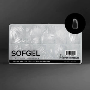 SOFGEL Full Cover Soft Gel Tips - Lipstick Medium