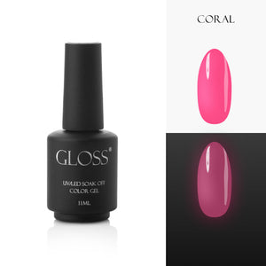 GLOSS Glow in the dark Gel Polish