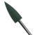 DARK SILICONE POLISHER #301, THIN BULLET, GREEN