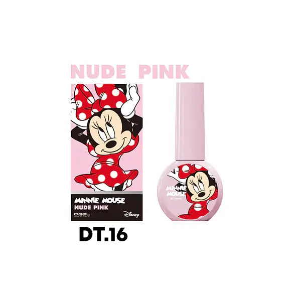 DGEL Disney Minnie Mouse Gel Polish - Nude Pink