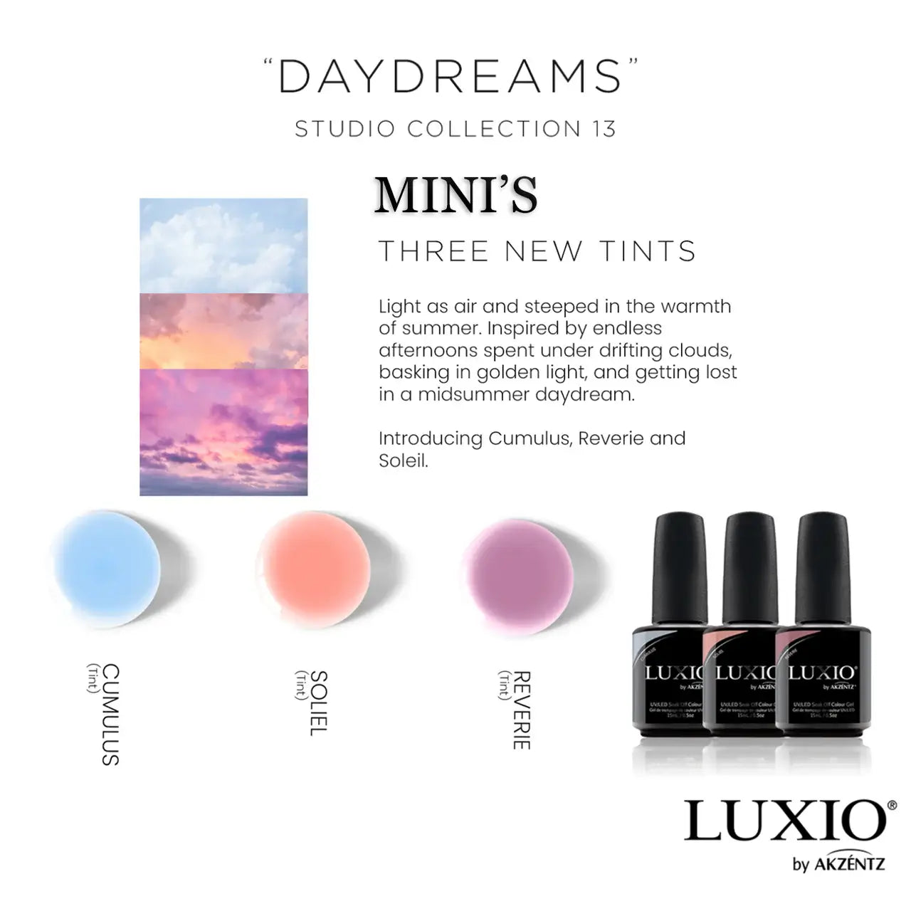 Luxio Daydreams Studio Nº13 Minis - 3 Pcs