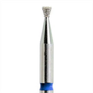 KMIZ Diamond Reverse Cone E-File Nail Drill Bit - Medium Grit (Blue)
