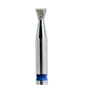 KMIZ Diamond Reverse Cone E-File Nail Drill Bit - Medium Grit (Blue)