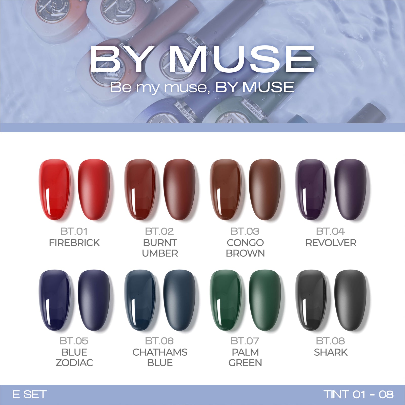 BY MUSE Tint Color Gel Polish - Revolver