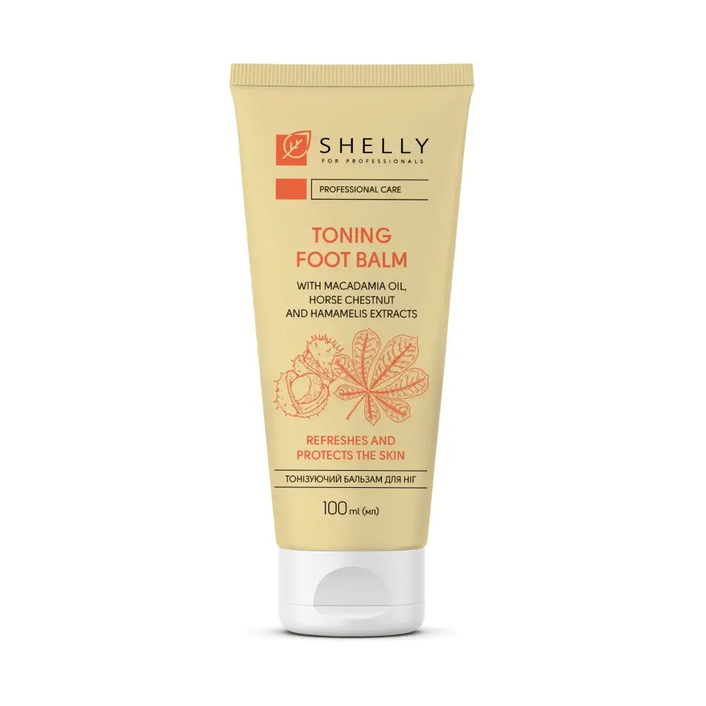 Shelly Toning Foot Balm With Macadamia Oil, Horse Chestnut And Witch Hazel Extracts