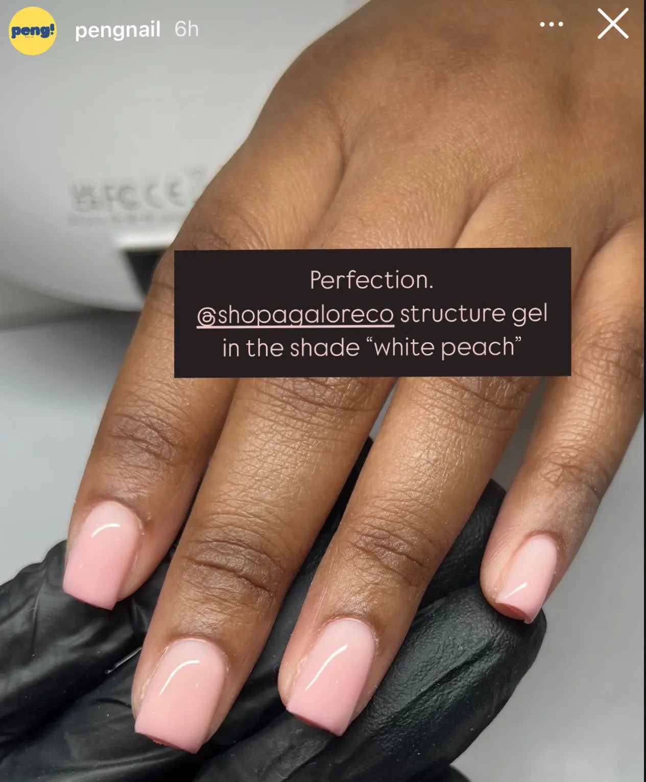 A’GALORE & CO. StructureGel 042 | WHITE PEACH